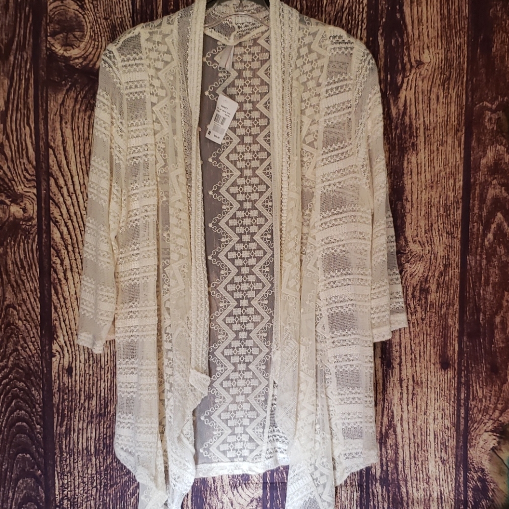 Lace sweater